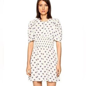 Baum Und Pferdgarten Annemone Floral Smocked Dress In Fannik Flower